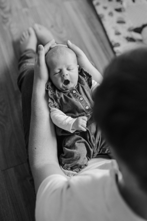 Homestroy mit neugeborenem Baby in Hohenlohe