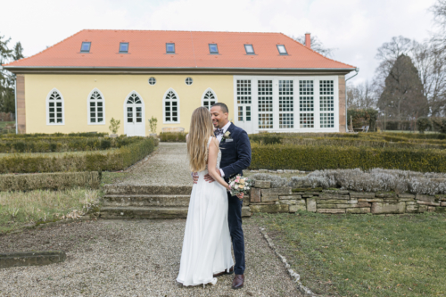 Hochzeitsfotos am Schloss in Lehrensteinsfeld