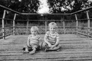 Geschwisterfotos in Öhringen in der Cappelaue